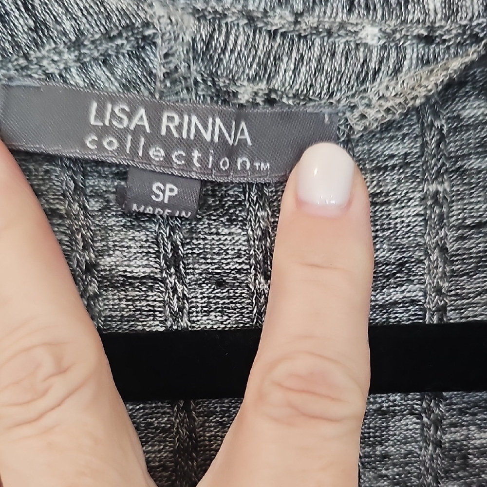 Gray Knit Open Cardigan - Picture 2 of 4